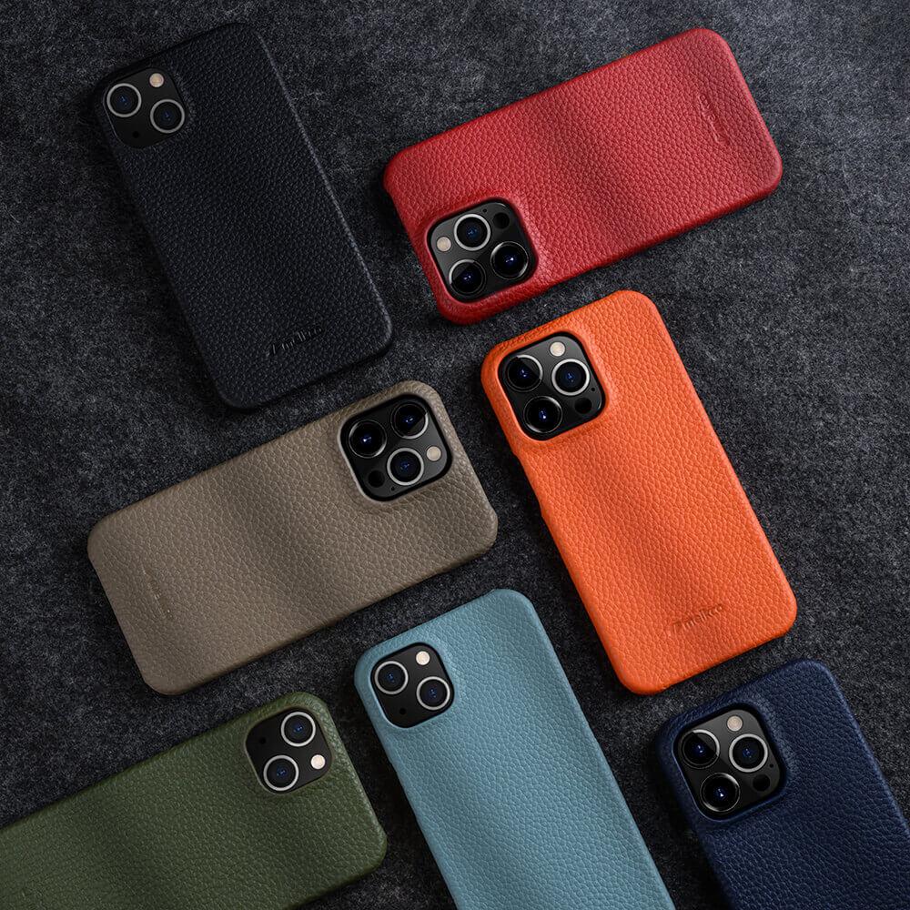 Melkco iPhone 15 Pro Premium Leather Magsafe Cover - Dark Blue - Tashqila Melkco iPhone 15 Pro Premium Leather Magsafe Cover - Dark Blue - Tashqila